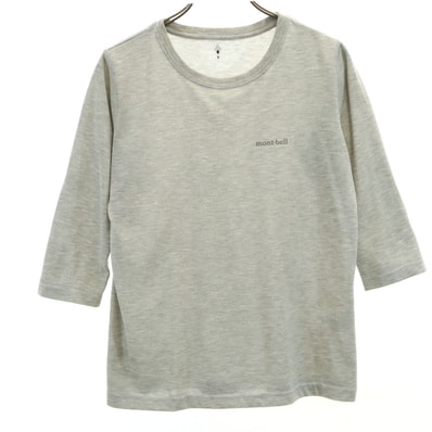 mont-bell モンベル 7分袖 WIC. Tシャツ S グレー アウトドア
