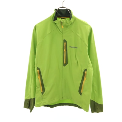 mont-bell モンベル クラッグ ジャケット M 黄緑 アウトドア