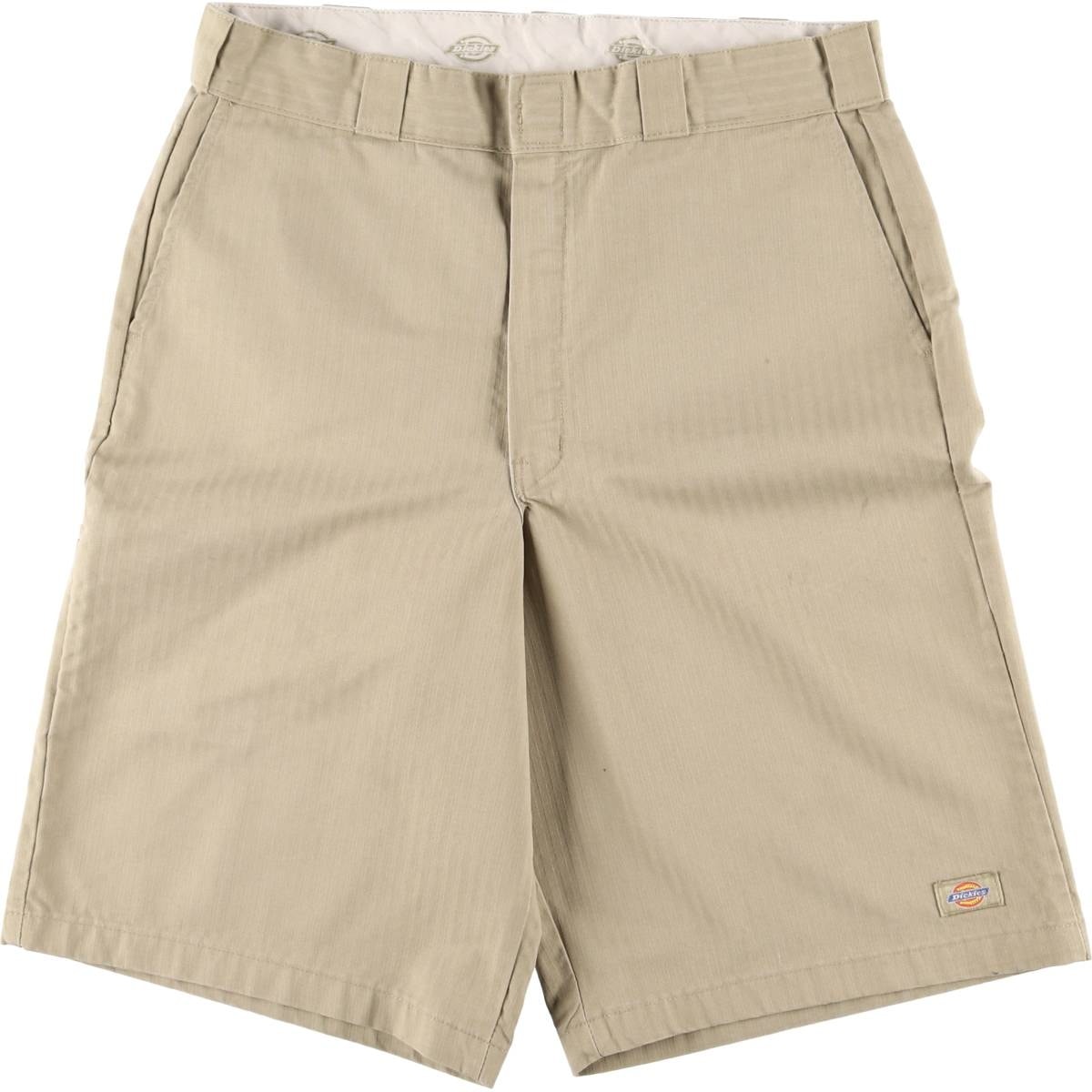 古着 ディッキーズ Dickies ストライプ柄 ワークショーツ ハーフパンツ メンズw34相当/eaa626513