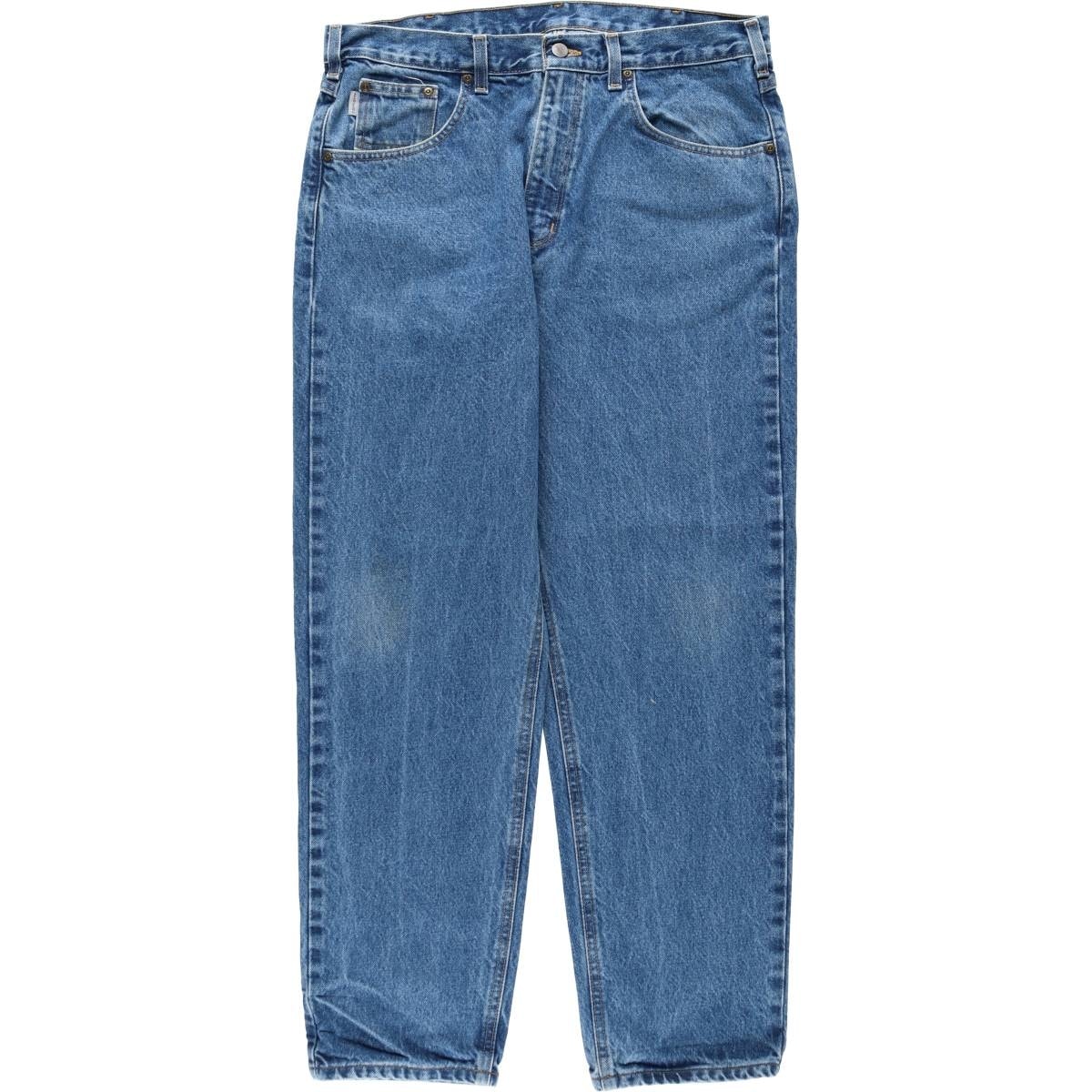 古着 カーハート Carhartt RELAXED FIT テーパードデニムパンツ メンズw36相当/eaa631128