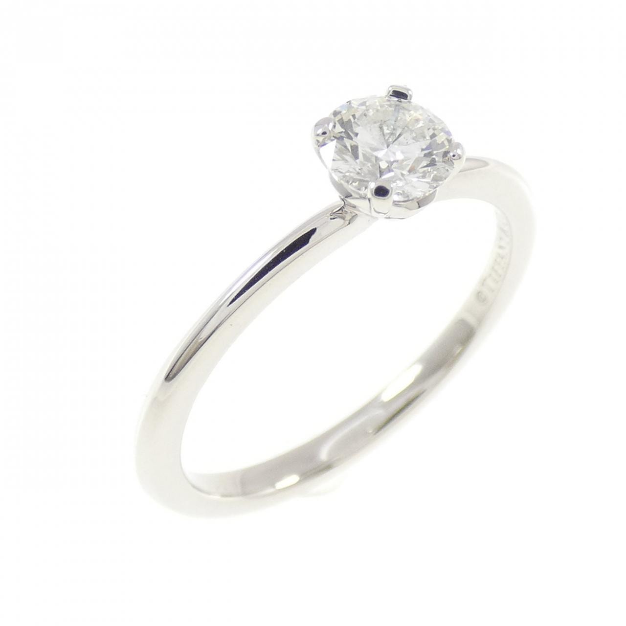 ティファニー トゥルー リング 0.32CT G VS1 3EXT