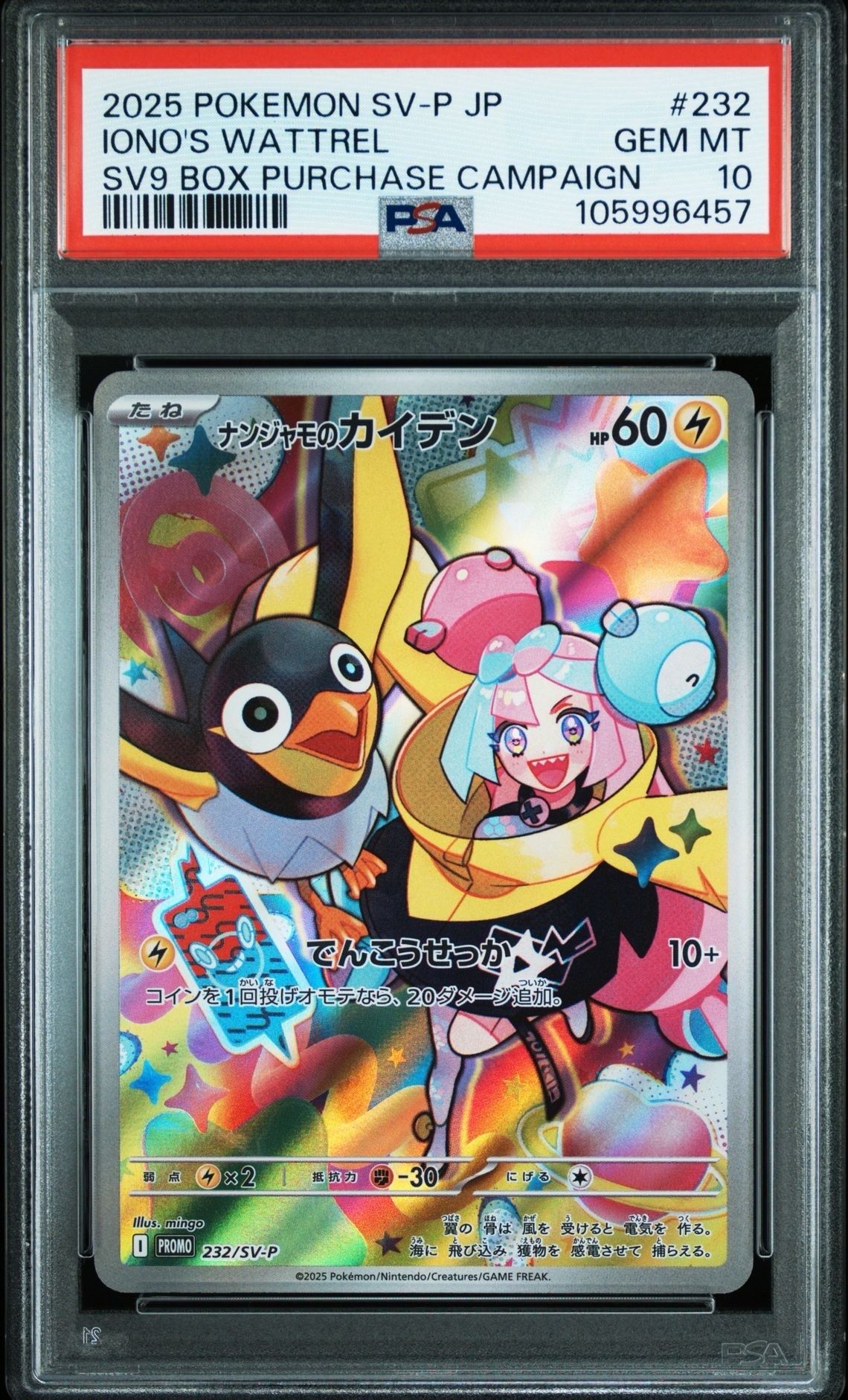 ナンジャモのカイデン P [SV-P 232](プロモーションカード「拡張パック バトルパートナーズ Box購入キャンペーン」)