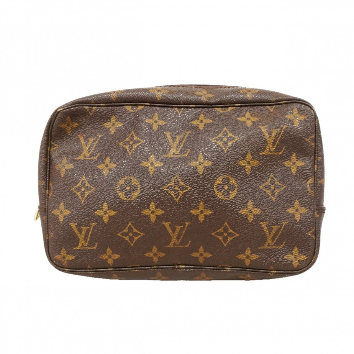 【6dd5461】ルイヴィトン ポーチ モノグラム トゥルーストワレット23 M47524 ブラウン【中古】レディース