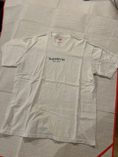 Supreme Classic Logo Tee "White"