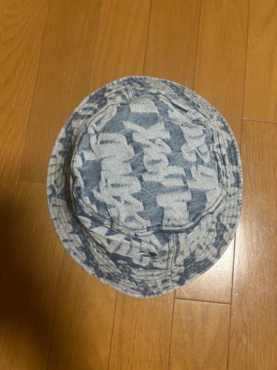 Supreme Fat Tip Jacquard Denim Crusher "Blue"