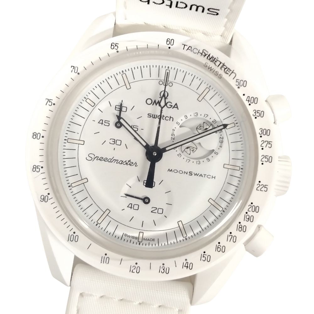 OMEGA オメガ × SWATCH スウォッチ Snoopy スヌーピー BIOCERANIC MoonSwatch Mission To The Moonphase 腕時計 40477