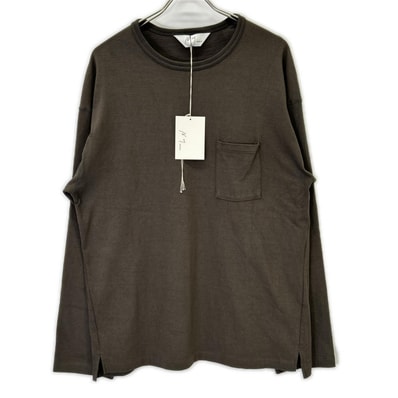 アンセルム F.BLACK T46C/R CREW NECK LS T-SHIRT 1