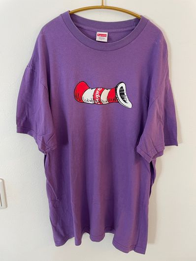 Supreme Cat In The Hat Tee "Purple"