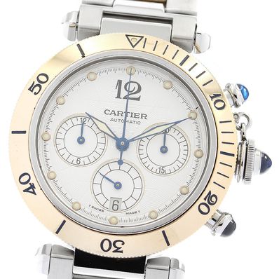 ☆良品 カルティエ パシャ38mm W31036T6 メンズ 【中古】