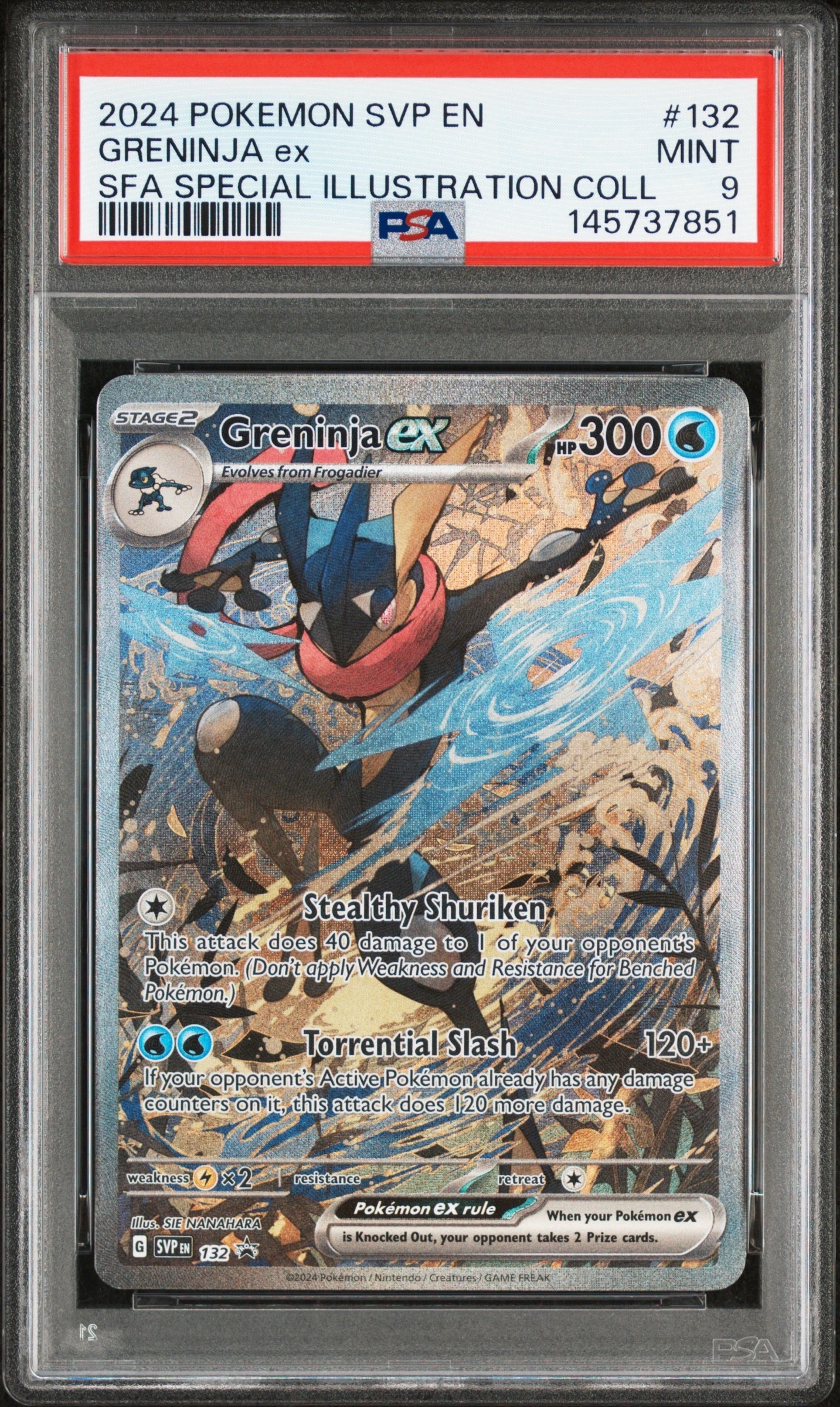 ゲッコウガex P [SVP EN 132]【英語版】(スカーレット&バイオレット