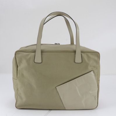 ■美品 バリー ボストン バッグ レザー×キャンバス