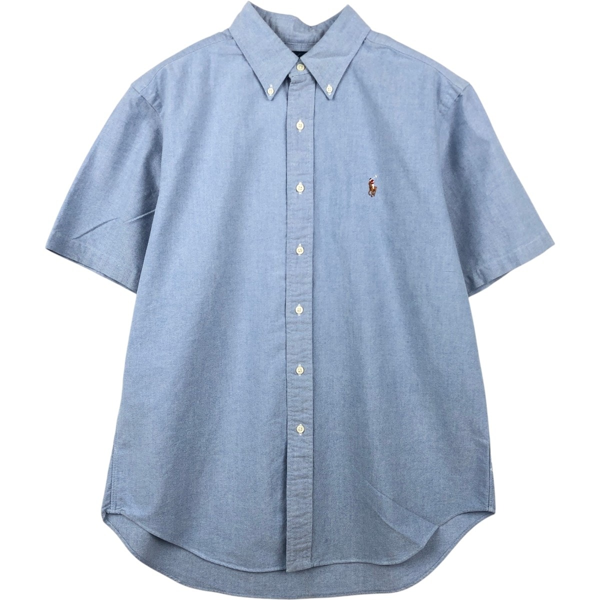 古着 ラルフローレン Ralph Lauren CLASSIC FIT クラシックフィット 半袖 ボタンダウンシャツ メンズL相当/eaa665116