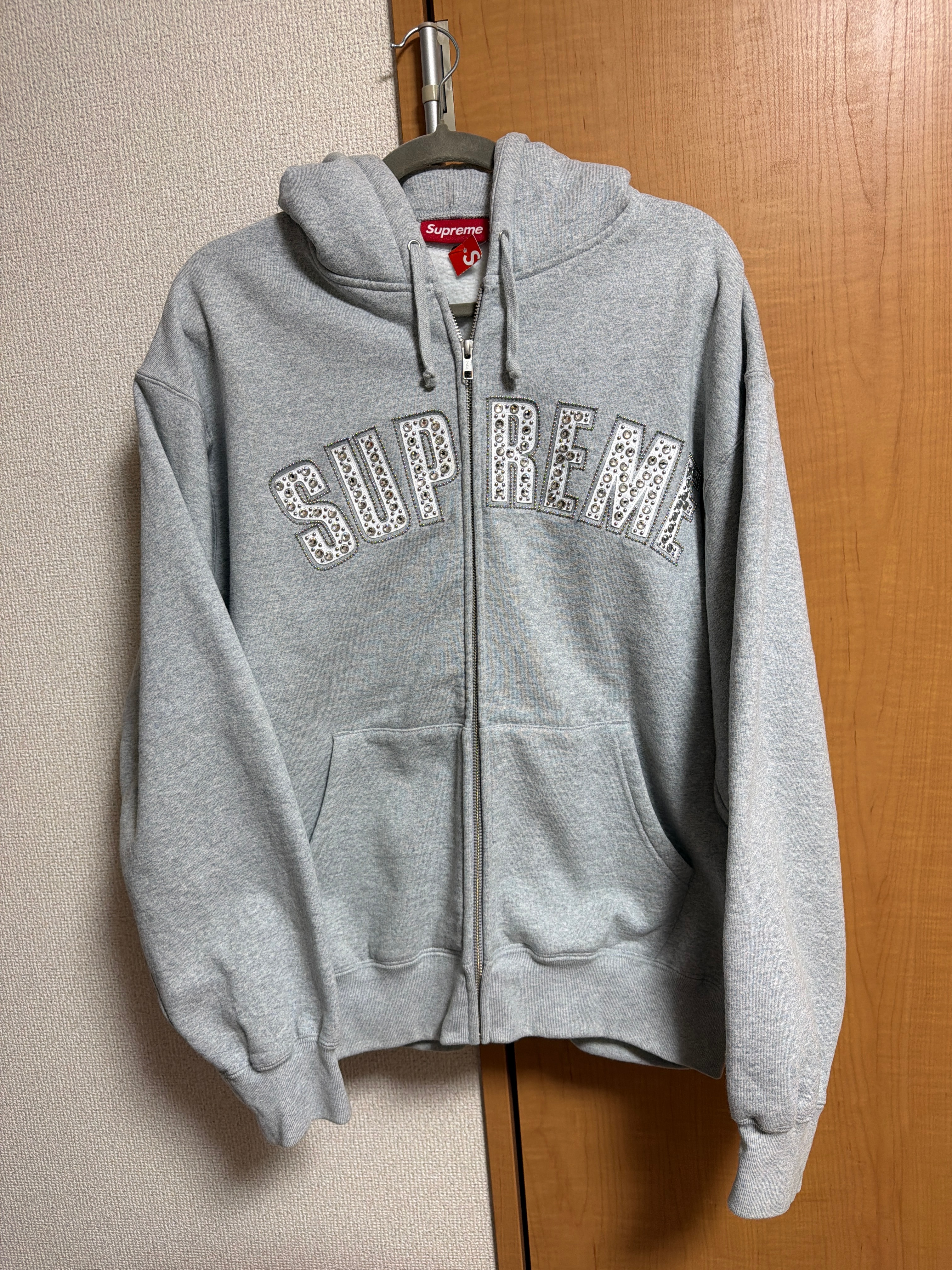 Supreme x B.B. Simon Zip Up Hooded Sweatshirt "Heather Grey"