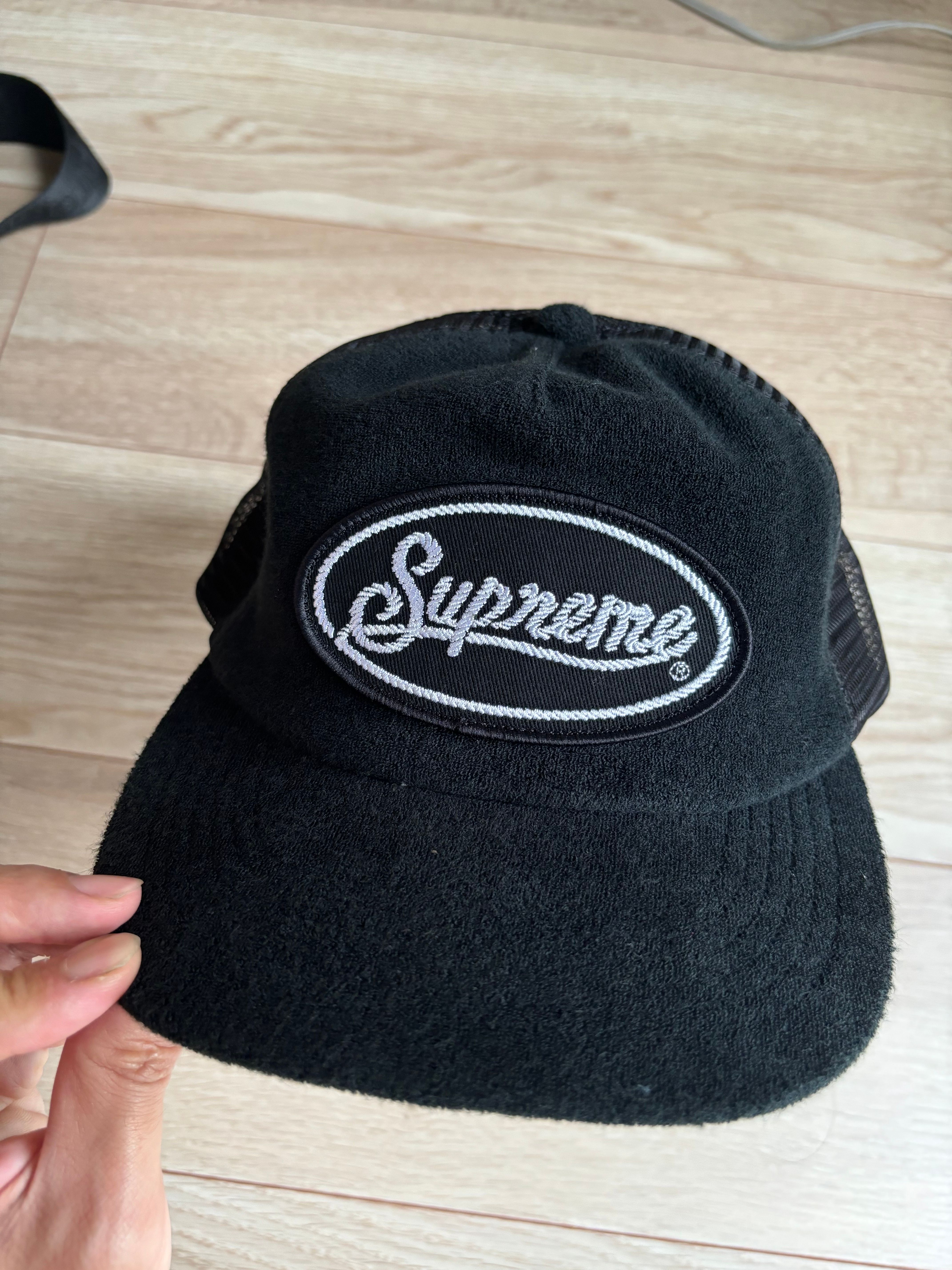 Supreme Terry Mesh Back 5-Panel "Black"