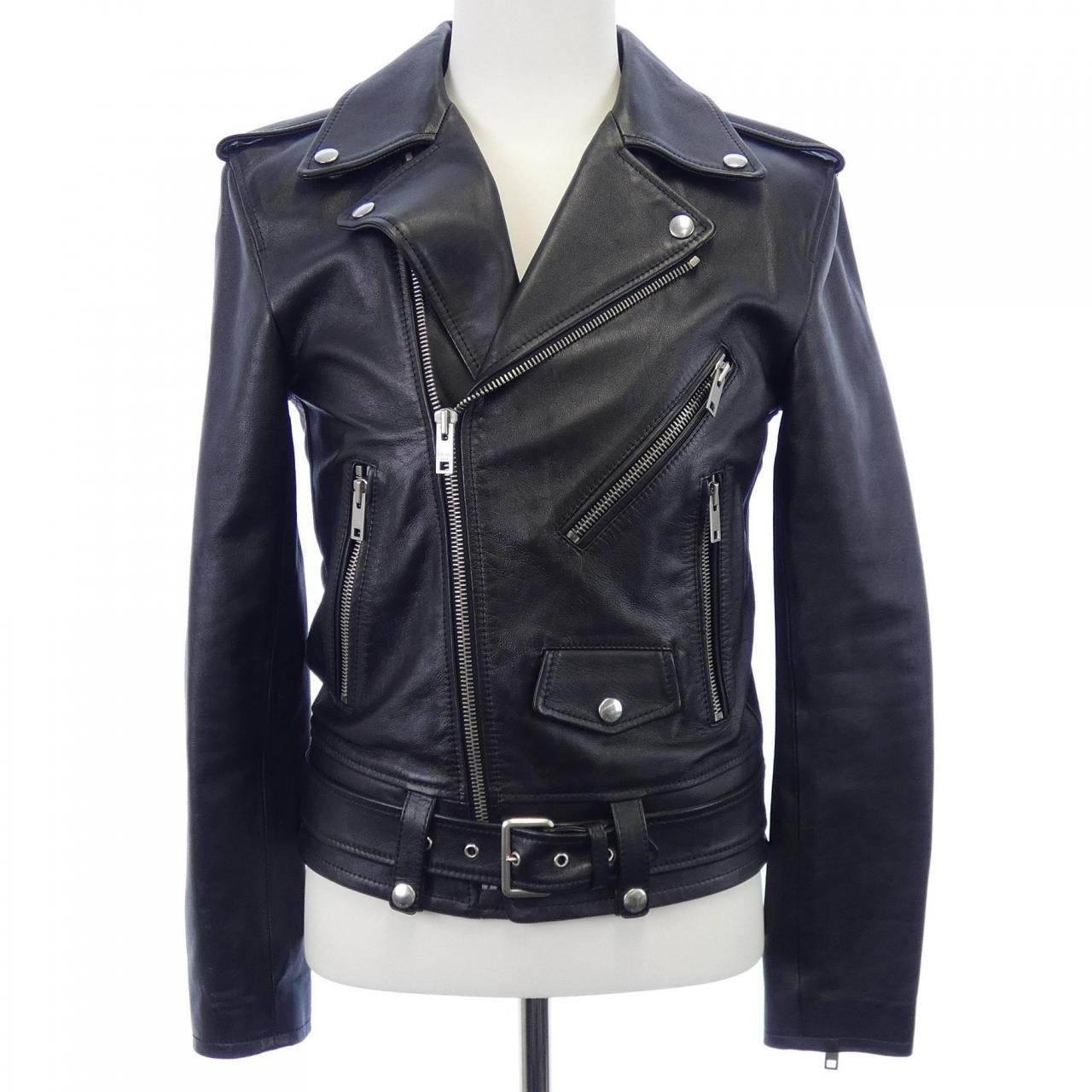 セリーヌ CELINE クラシックバイカージャケット 2E158599E レザーライダースジャケット