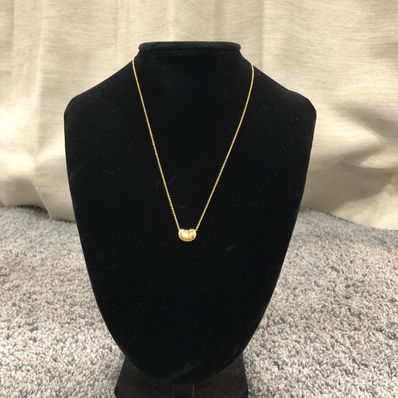 ティファニー ビーンズ YG 750 3.2g ネックレス