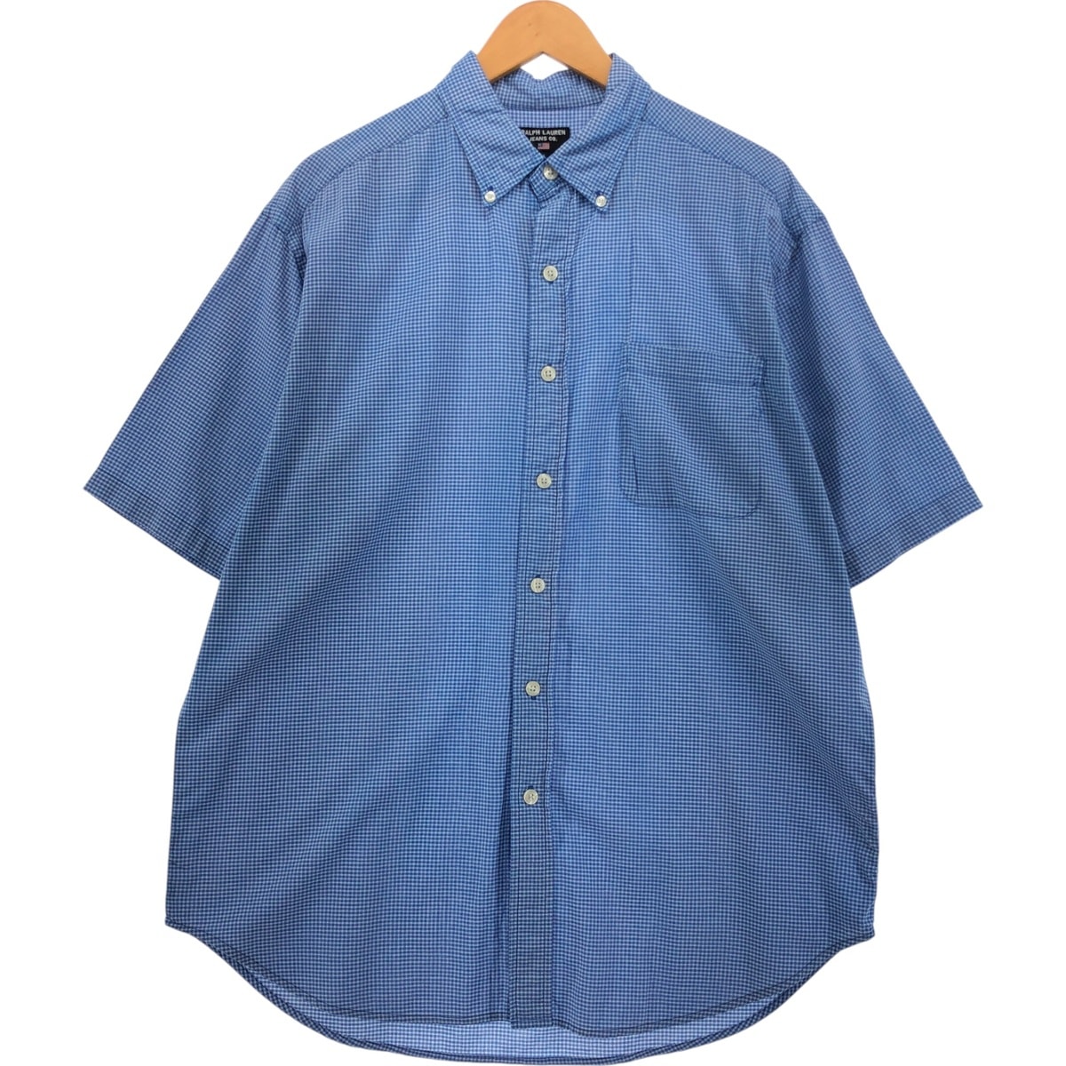 古着 00年代 ラルフローレン Ralph Lauren RALPH LAUREN JEANS CO チェック柄 半袖 ボタンダウンシャツ メンズL相当/eaa553960