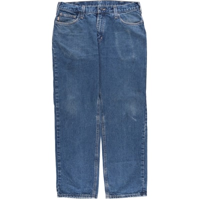 古着 カーハート Carhartt FRシリーズ CAT 2 RELAXED FIT ストレートデニムパンツ メンズw36相当/eaa564322