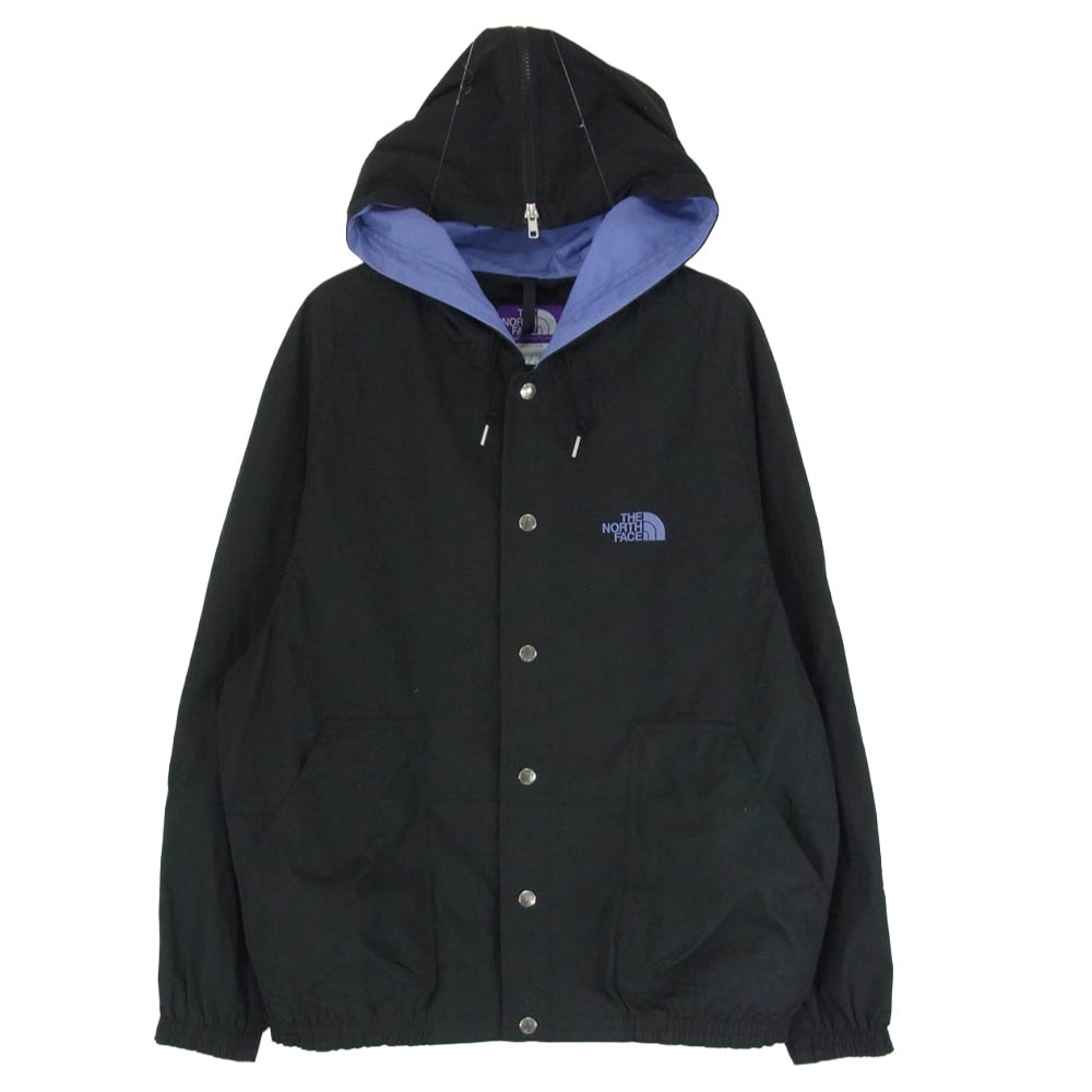 THE NORTH FACE ノースフェイス ジャケット NP2218N PURPLELABEL パープルレーベル monkey time 別注 65/35 HOOD VARSITY JACKET フード バーシティ ジャケット ブラック系 L【中古】