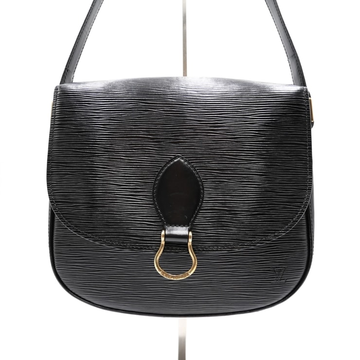 LOUIS VUITTON(ルイ・ヴィトン)サンクルー ヴィンテージ ショルダーバッグ エピ ノワール ブラック レザー ゴールド金具 レディース【中古】