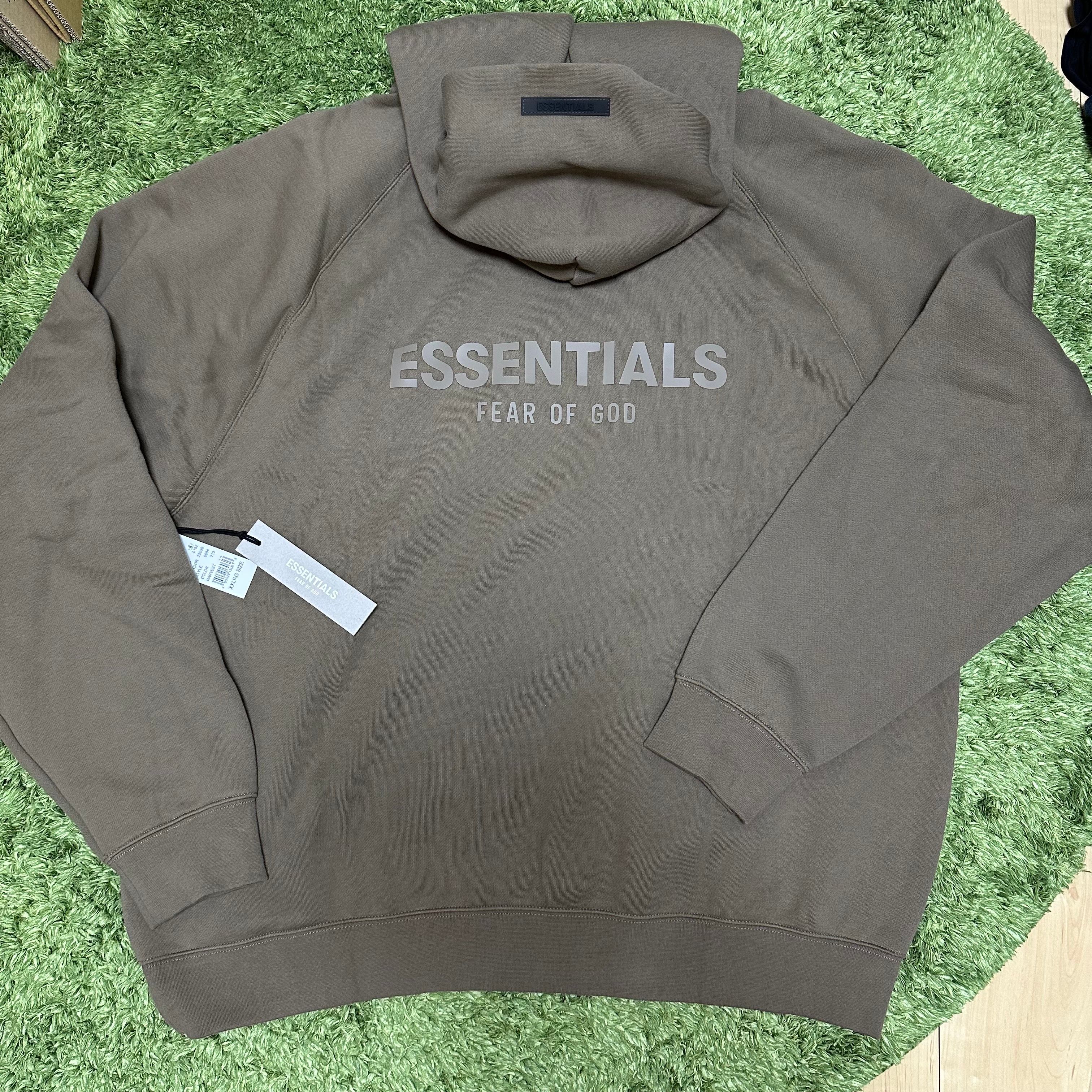 FEAR OF GOD ESSENTIALS PULLOVER HOODIE "Harvest"