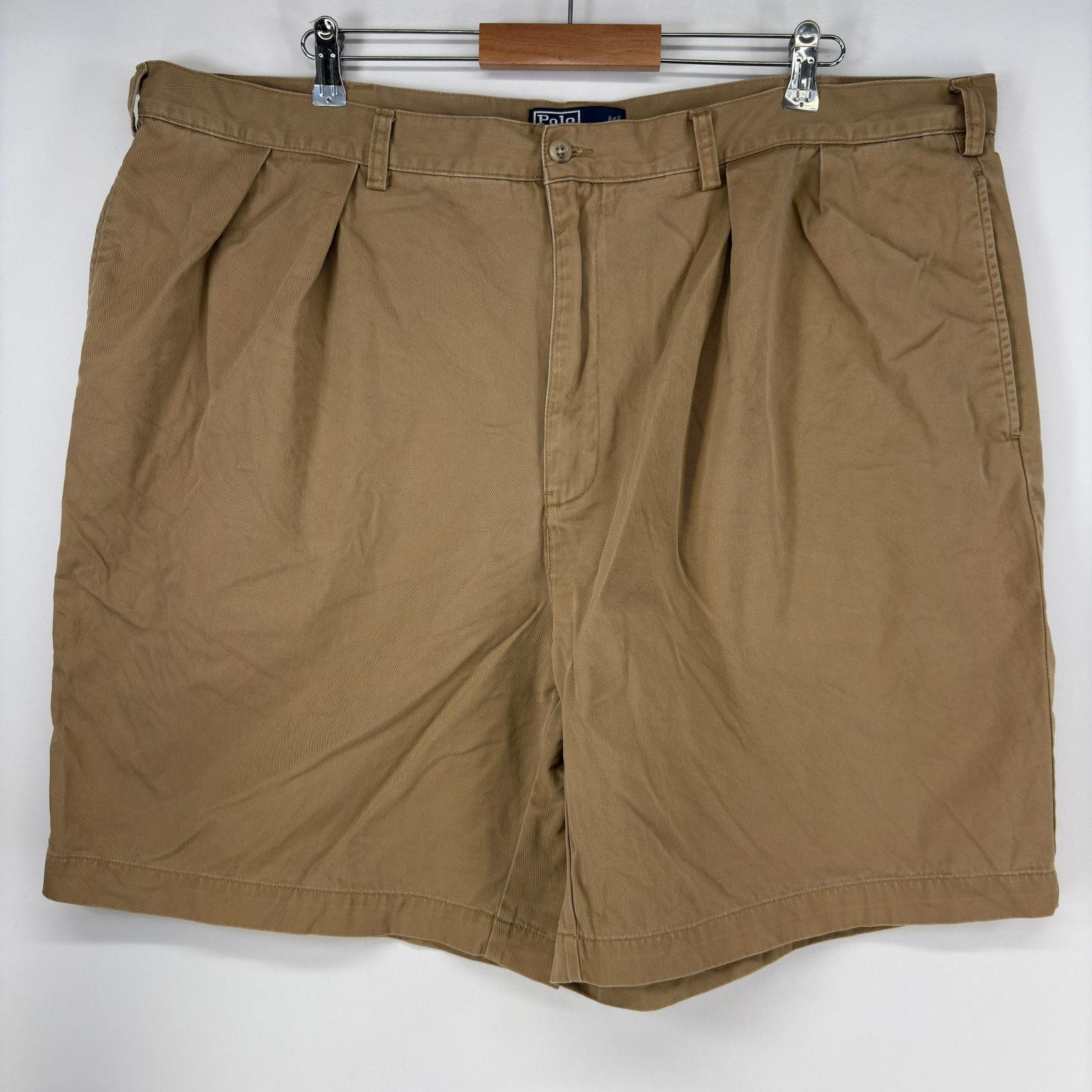 古着 ポロバイラルフローレン Polo by Ralph Lauren ショートパンツ ワンポイント ハーフパンツ TYLER SHORT w46 ベージュ メンズ