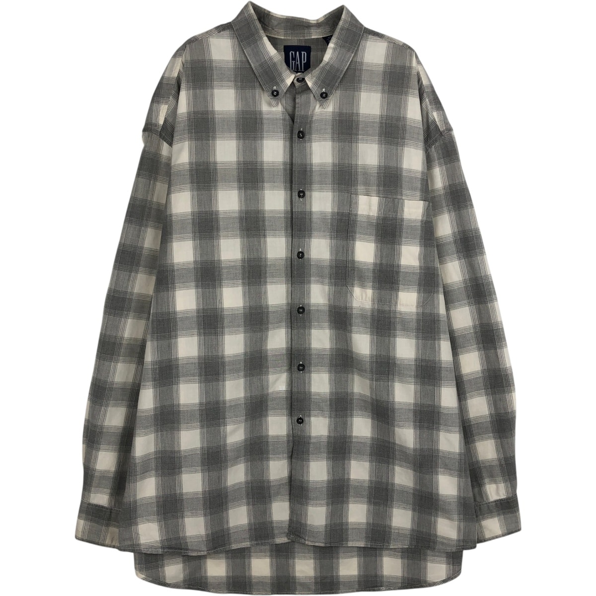 古着 90年代 ギャップ GAP オールドギャップ 長袖 ボタンダウンチェックシャツ メンズXL相当 ヴィンテージ/eaa643020