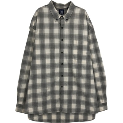 古着 90年代 ギャップ GAP オールドギャップ 長袖 ボタンダウンチェックシャツ メンズXL相当 ヴィンテージ/eaa643020