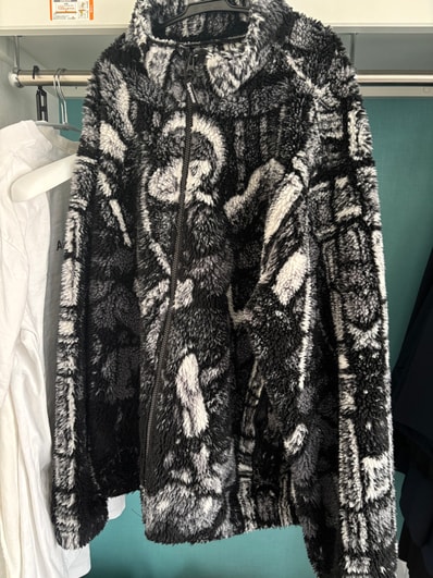 Supreme Saint Michael Fleece Jacket "Black"