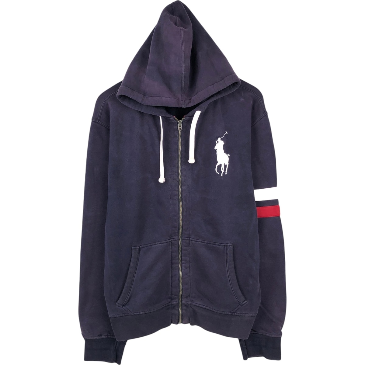 古着 ラルフローレン Ralph Lauren POLO by Ralph Lauren ビッグポニー スウェットフルジップパーカー メンズXL相当/eaa671781