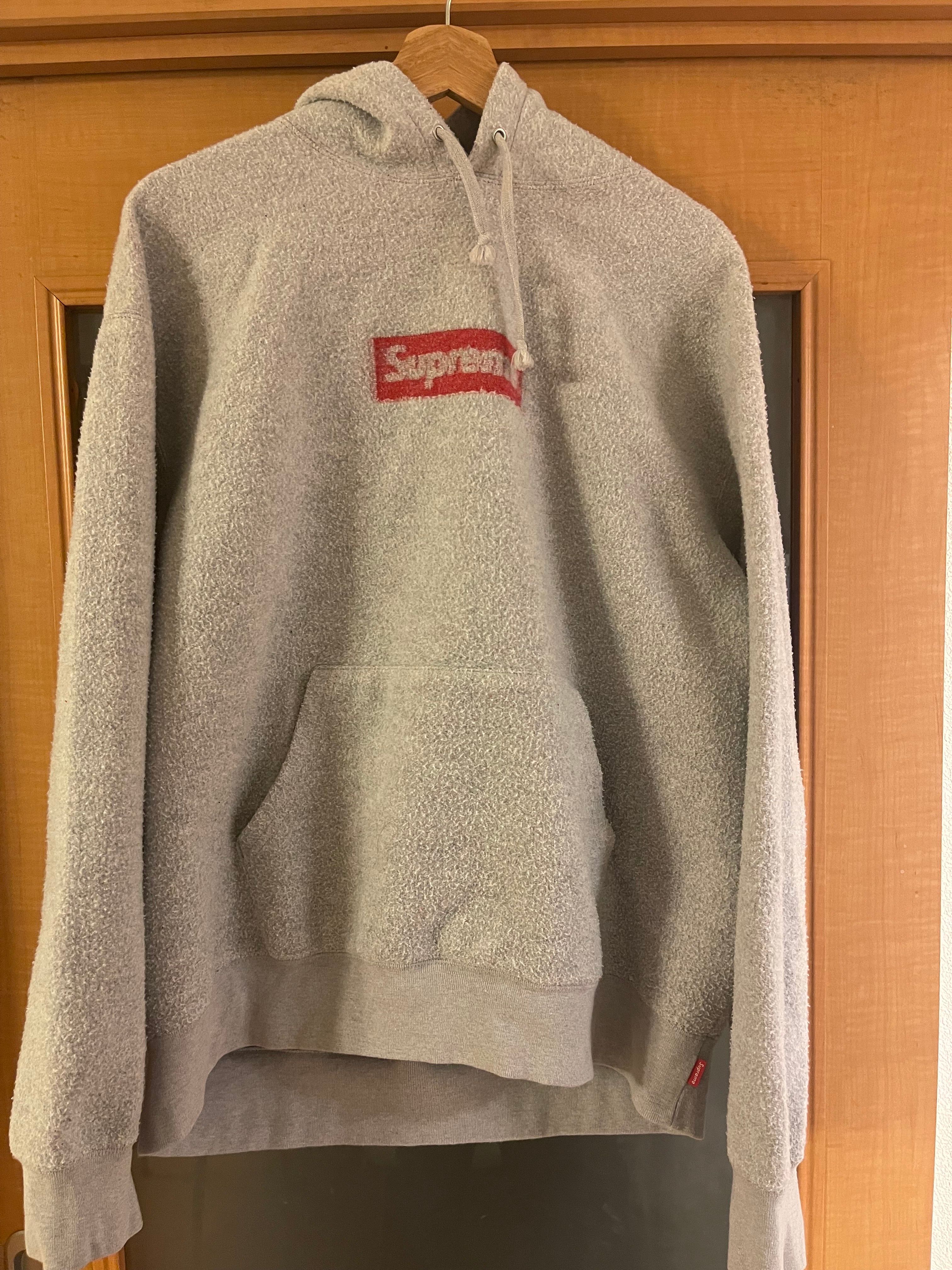 Supreme Inside Out Box Logo Hooded Sweatshirt "Heather Grey"