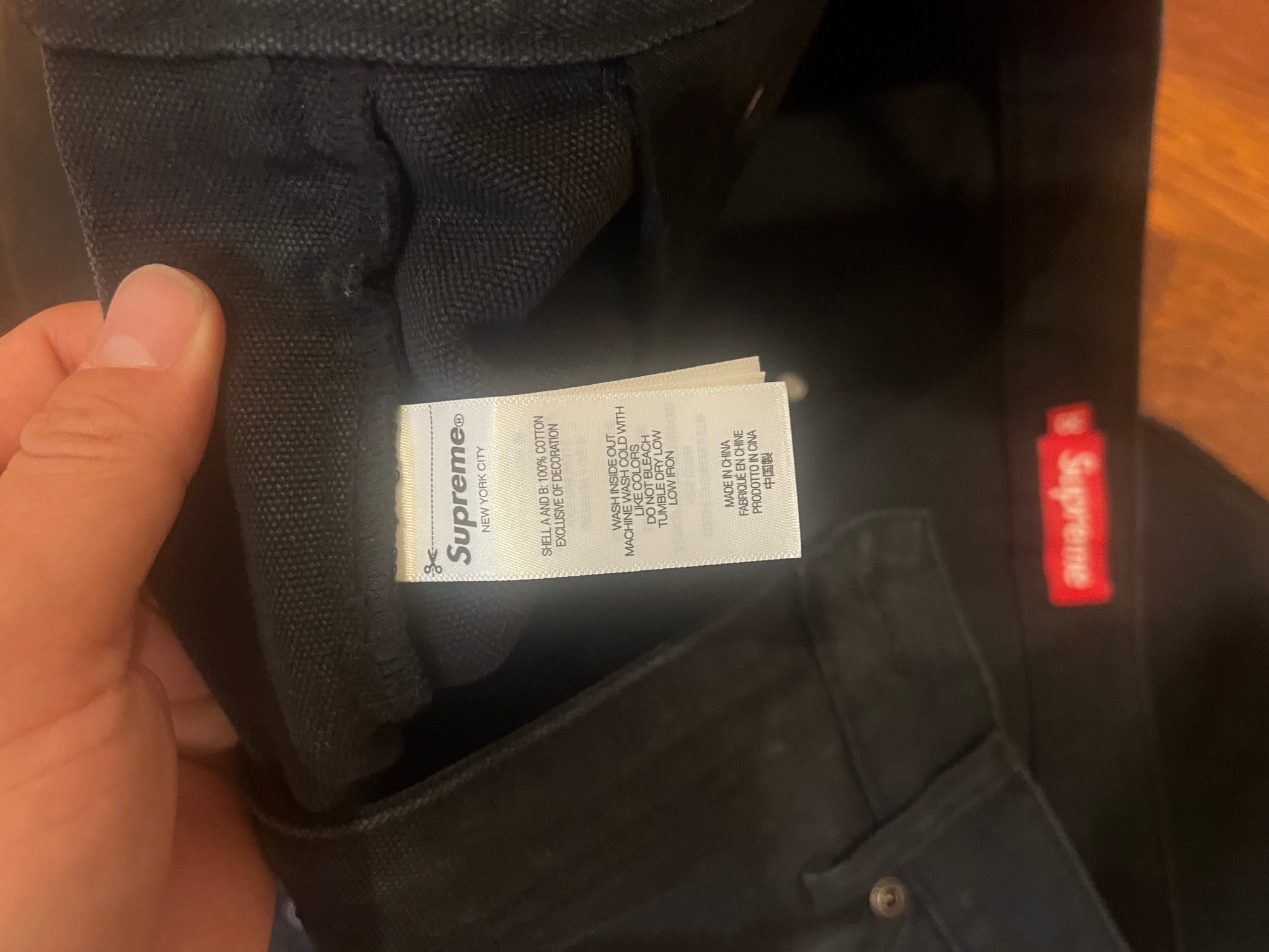 Supreme x Spitfire Double Knee Painter Pant "Black"