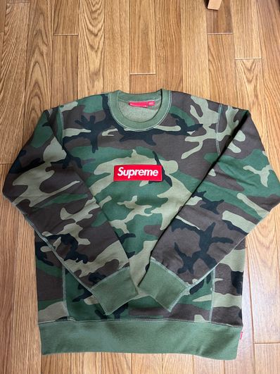 Supreme Box Logo Crewneck "Woodland Camo" (15FW)