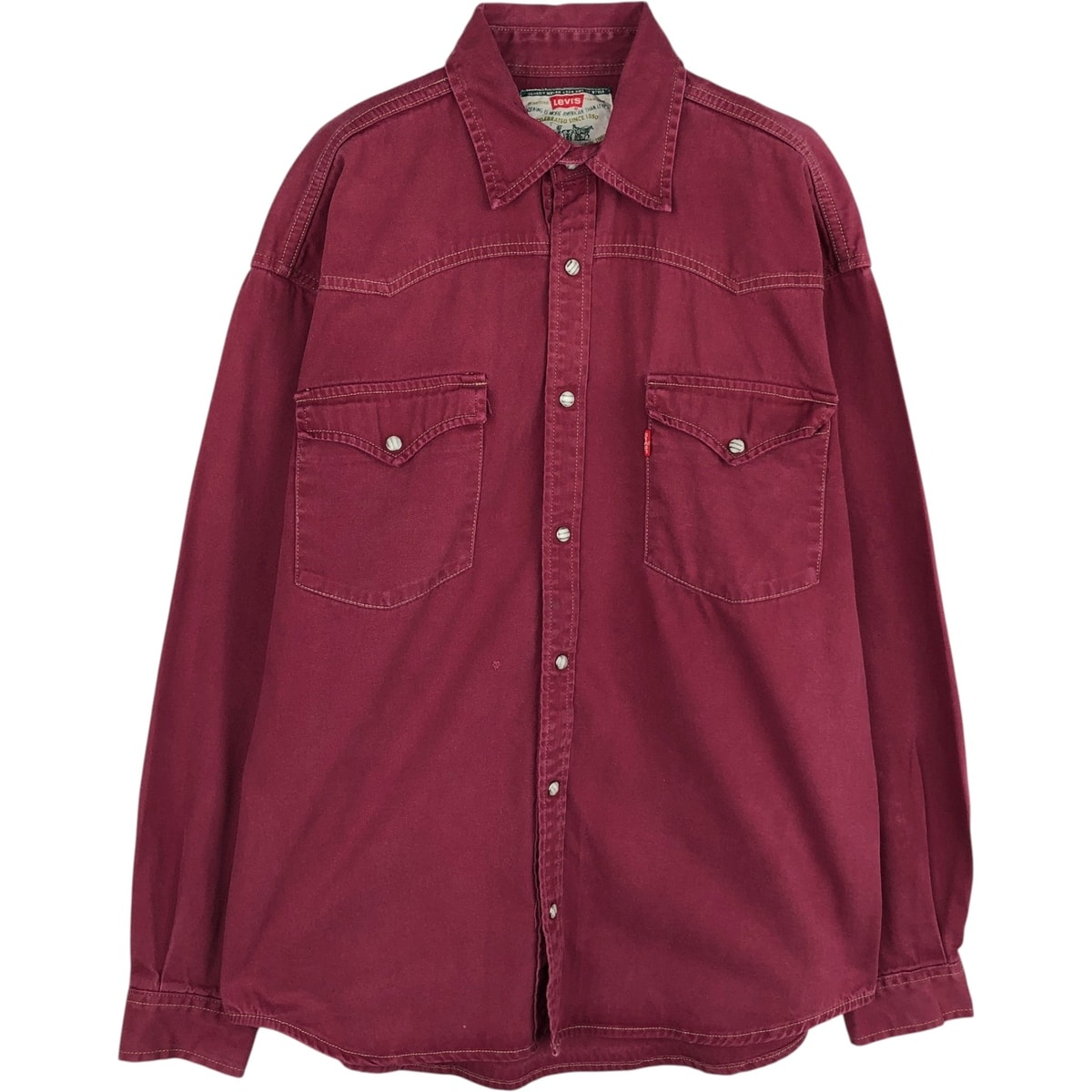 古着 90年代 リーバイス Levi's 長袖 デニム ウエスタンシャツ メンズM相当 ヴィンテージ/eaa631224