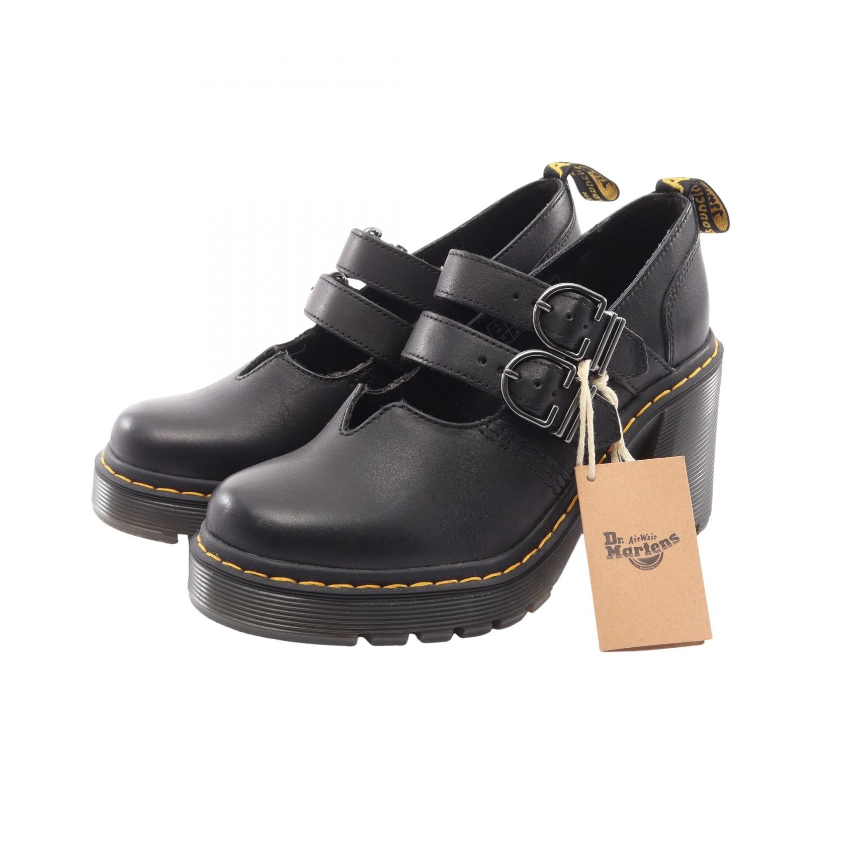 ドクターマーチン Dr.Martens EVIEE メリージェーン カジュアルシューズ 靴 レザー レディース ブラック系 【中古】