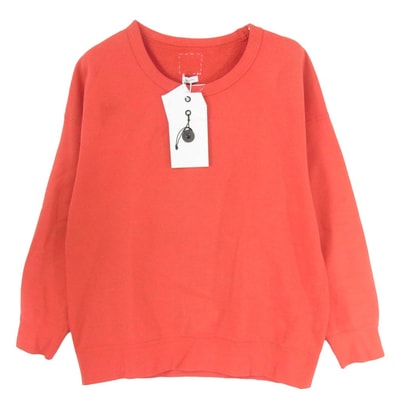 VISVIM ビズビム スウェット 17AW 0117205010017 JUMBO CREWNECK L/S VEGGIE DYE ジャンボ クルーネック スウェット 長袖 レッド系 2【美品】【中古】