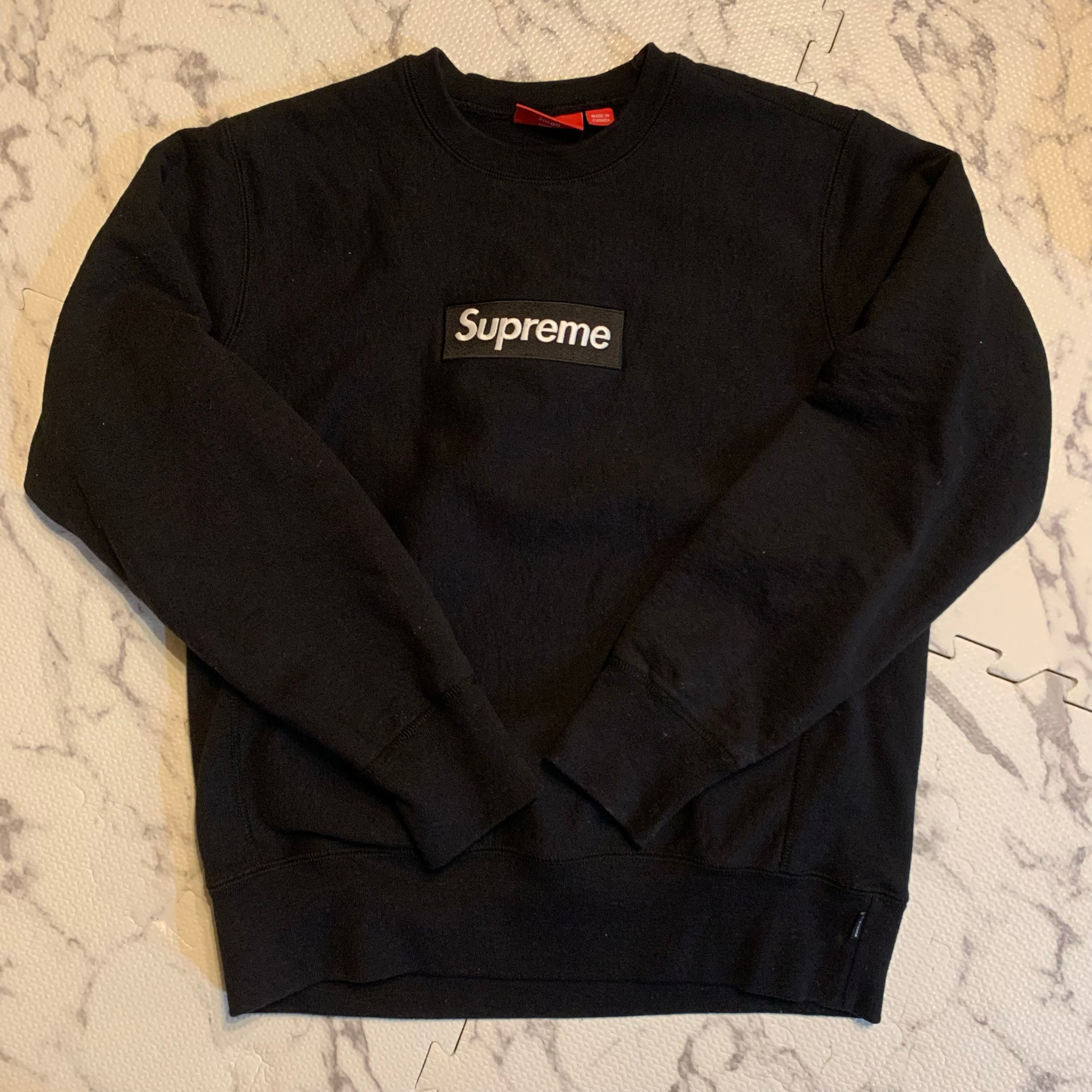 Supreme Box Logo Crewneck Sweatshirt "Black" (18FW)