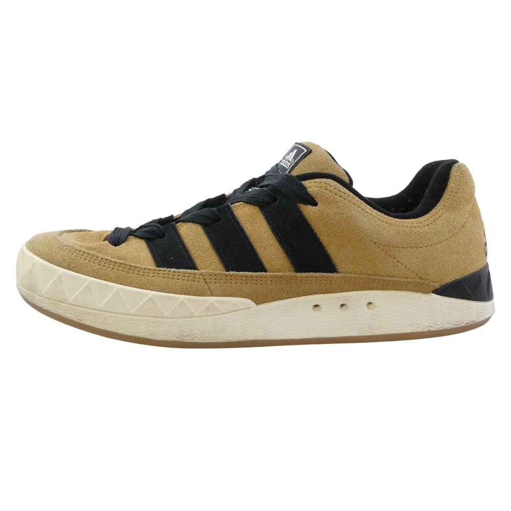 adidas アディダス スニーカー HQ3935 x atmos アトモス Adimatic OG Shoebox アディマティック シューボックス スエード スニーカー ライトブラウン系 27.5cm【中古】