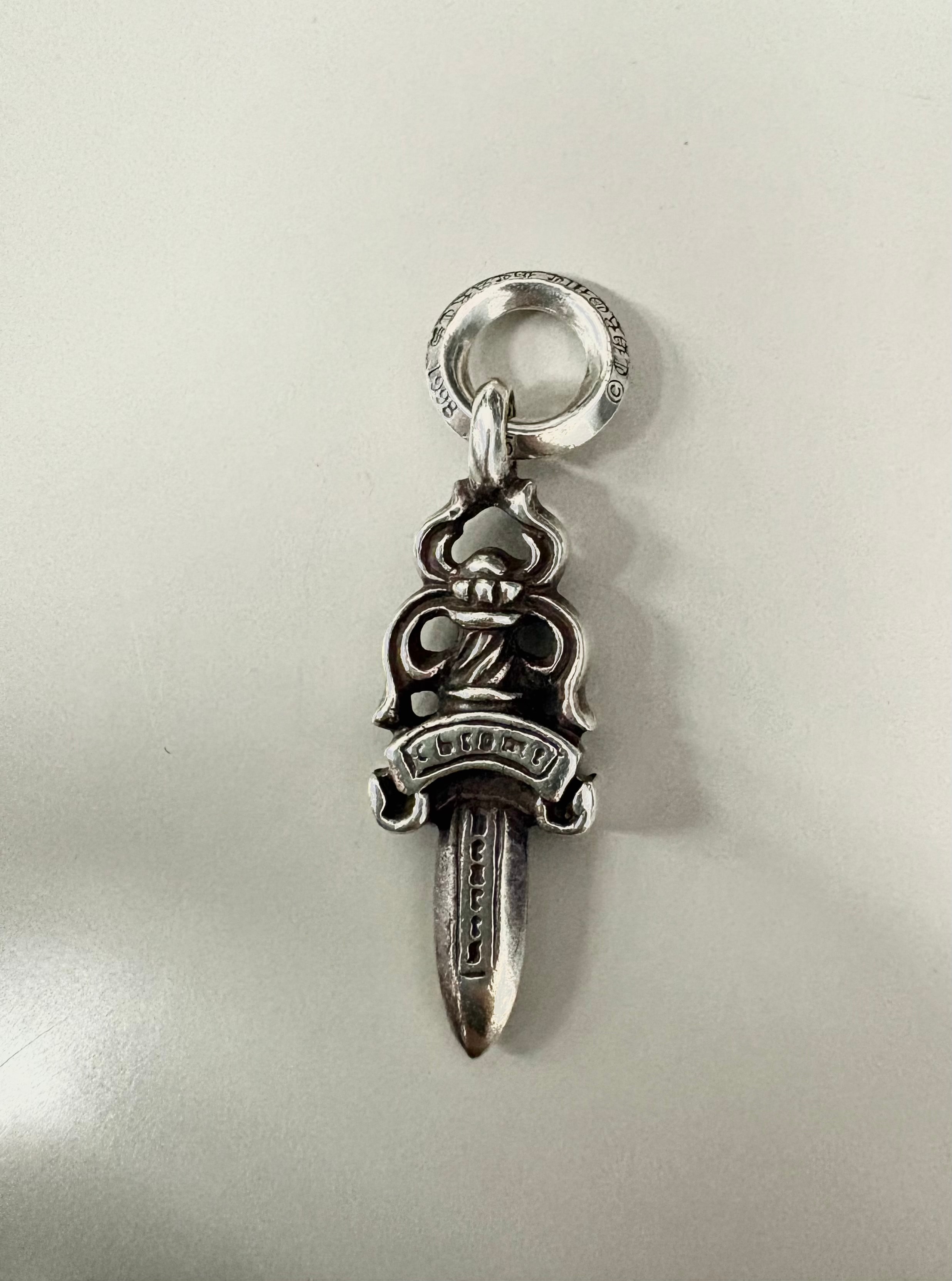 Chrome Hearts #5 Dagger Charm "Silver"