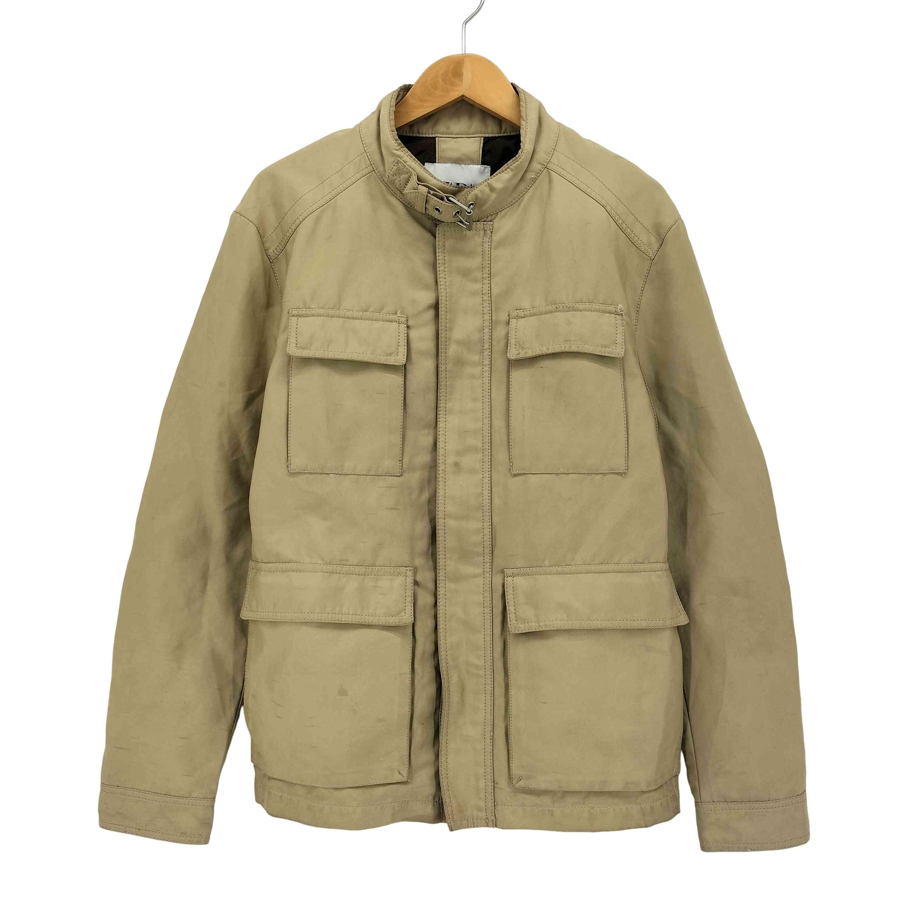 SAFARI JACKET 比翼ジップ ナイロン サファリ ジャケット【1141077406827】