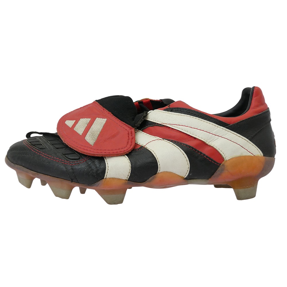 adidas アディダス スニーカー 98年製 VINTAGE ヴィンテージ predator アクセレレイター スパイク スニーカー ブラック系 レッド系 実寸サイズ:26cm【中古】