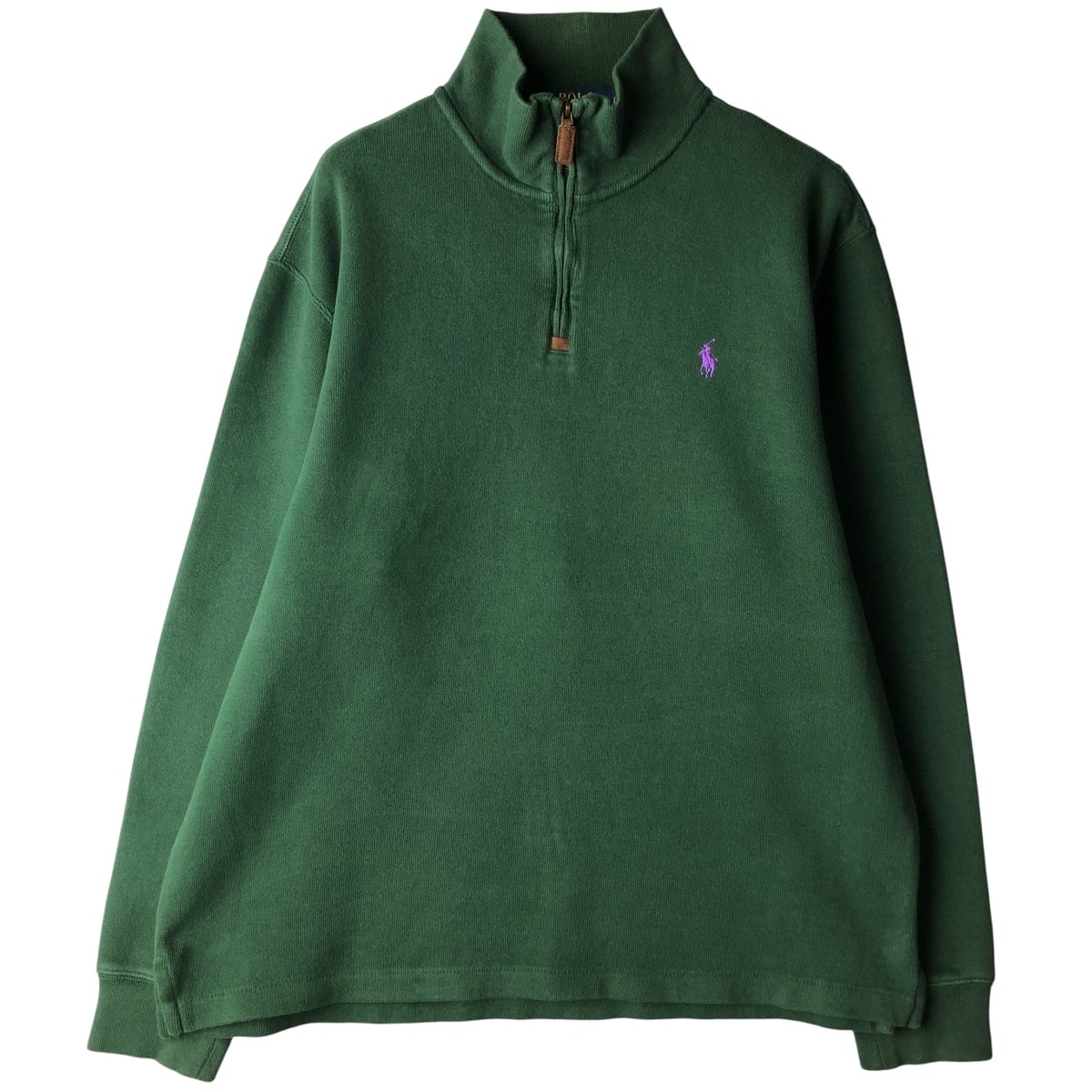 古着 ラルフローレン Ralph Lauren POLO RALPH LAUREN ハーフジップスウェットシャツ トレーナー メンズL相当/eaa596634