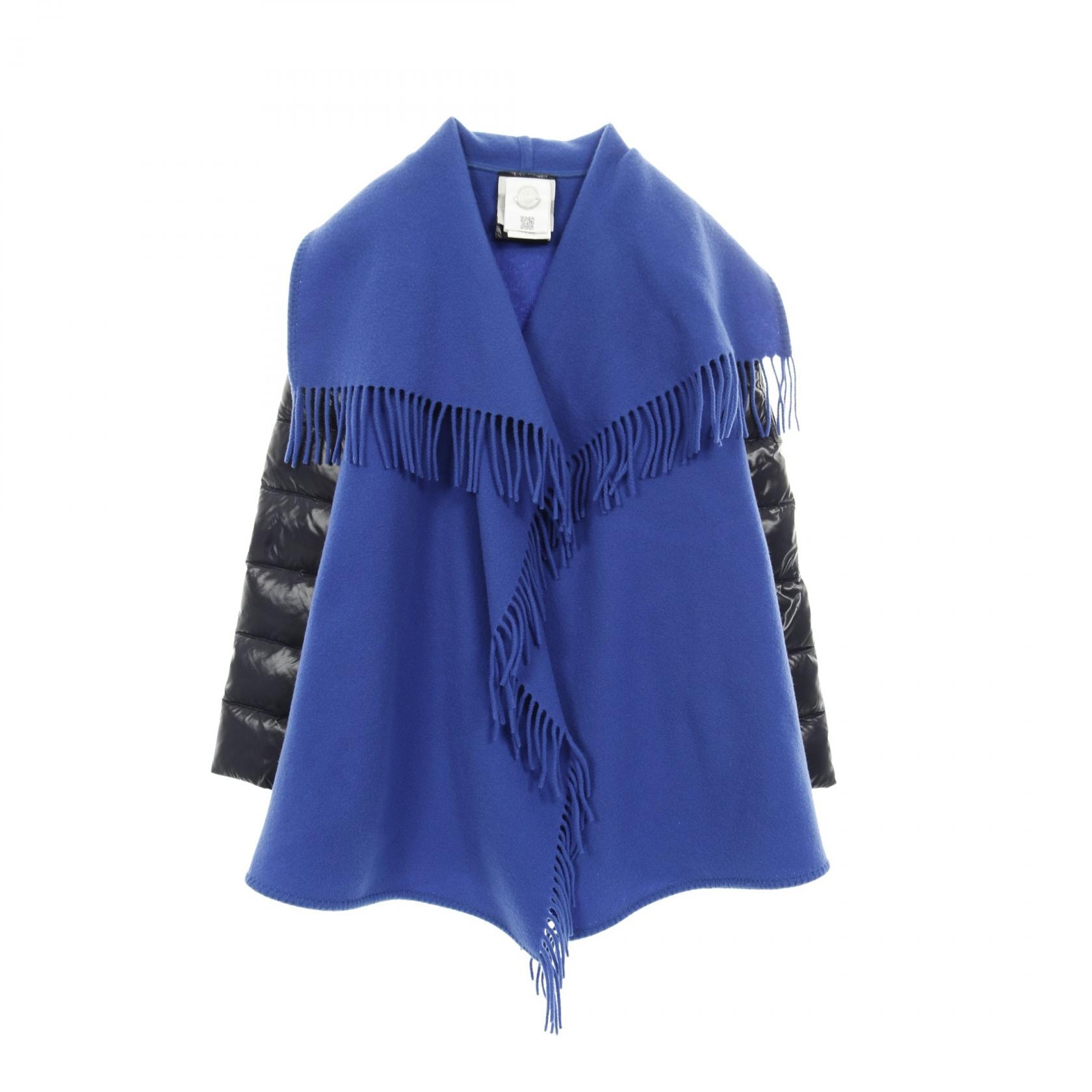 モンクレール MONCLER MANTELLA マンテラ ダウンジャケット 衣料品 アウター ウール ナイロン レディース ブルー系 / ブラック系 【中古】