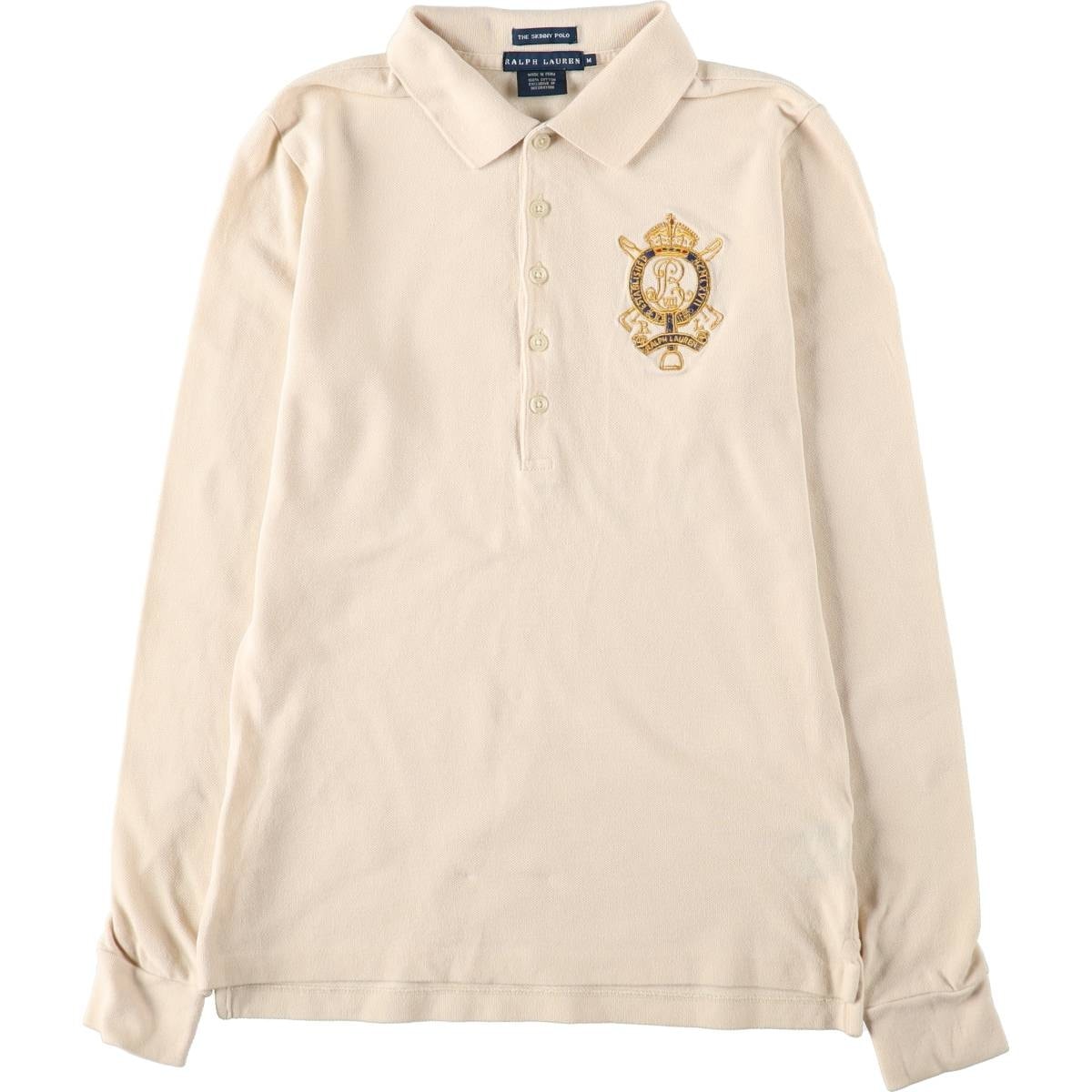 古着 ラルフローレン Ralph Lauren THE SKINNY POLO 長袖 ポロシャツ レディースM相当/eaa672597