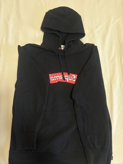 Supreme Comme Des Garcons SHIRT Box Logo Hooded Sweatshirt "Black"