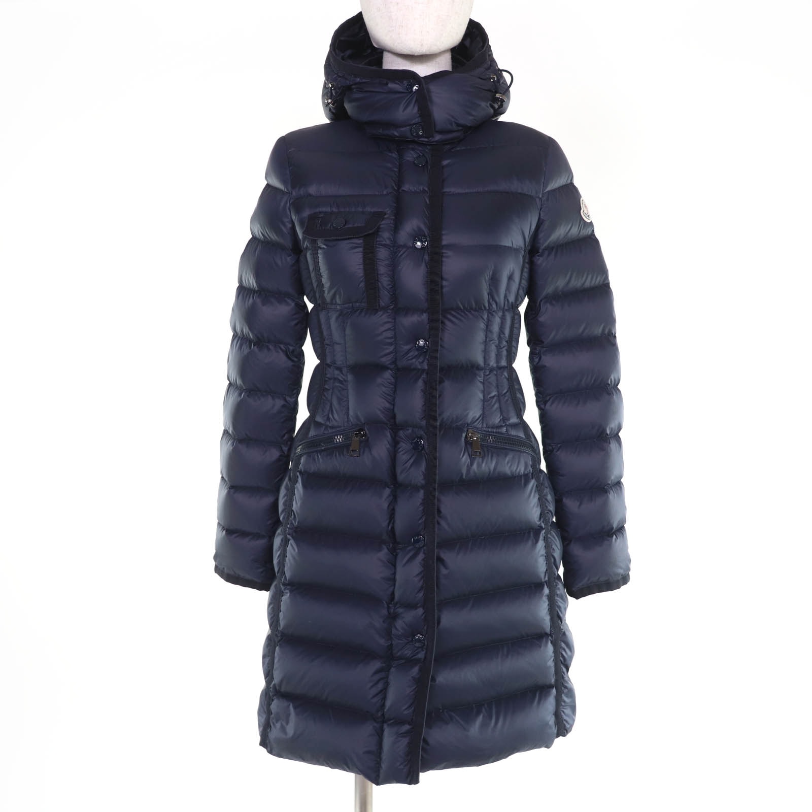 美品 モンクレール ダウンコート HERMINE エルミンヌ ネイビー 00