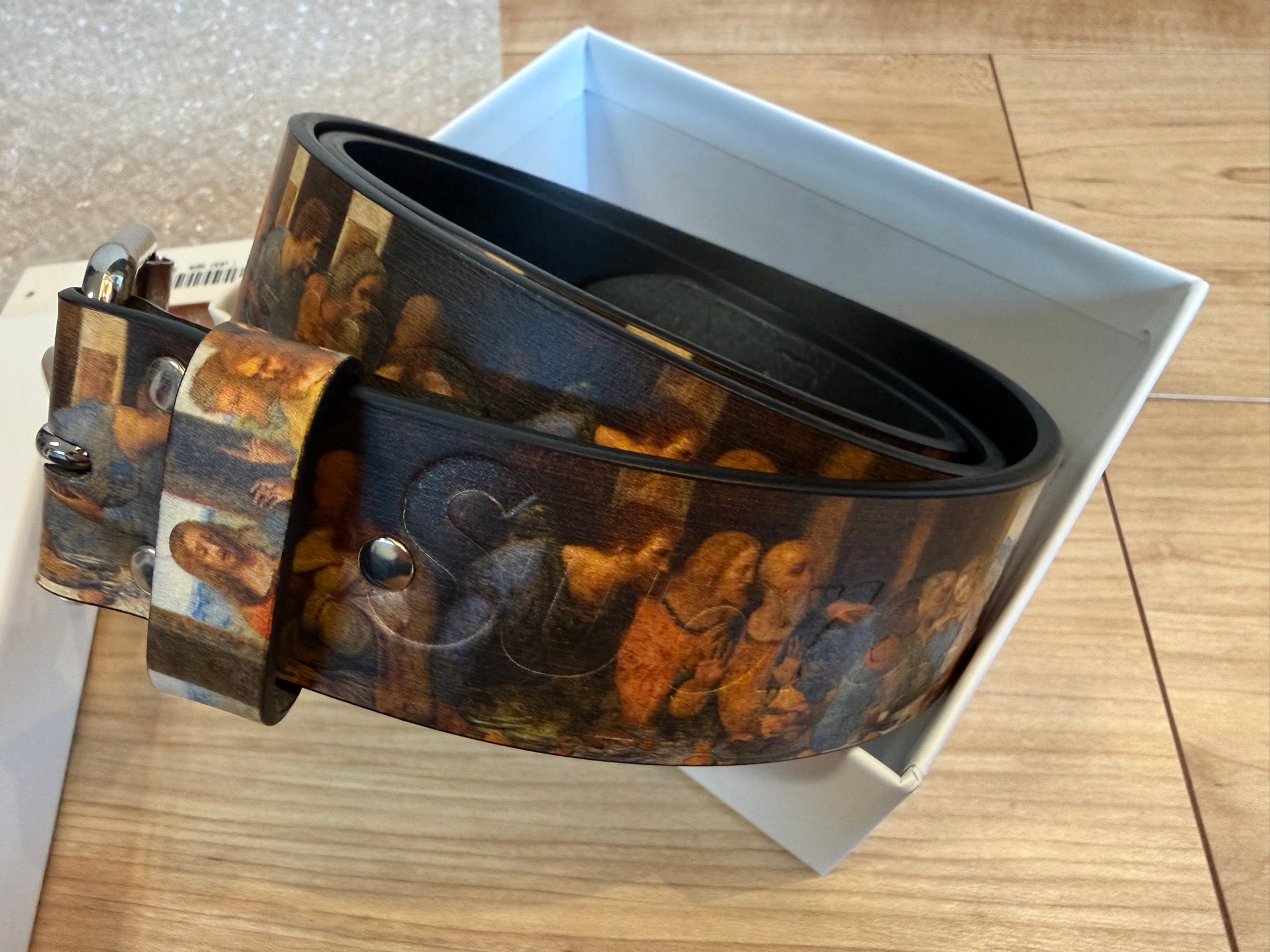 Supreme Last Supper Leather Belt "Multi"