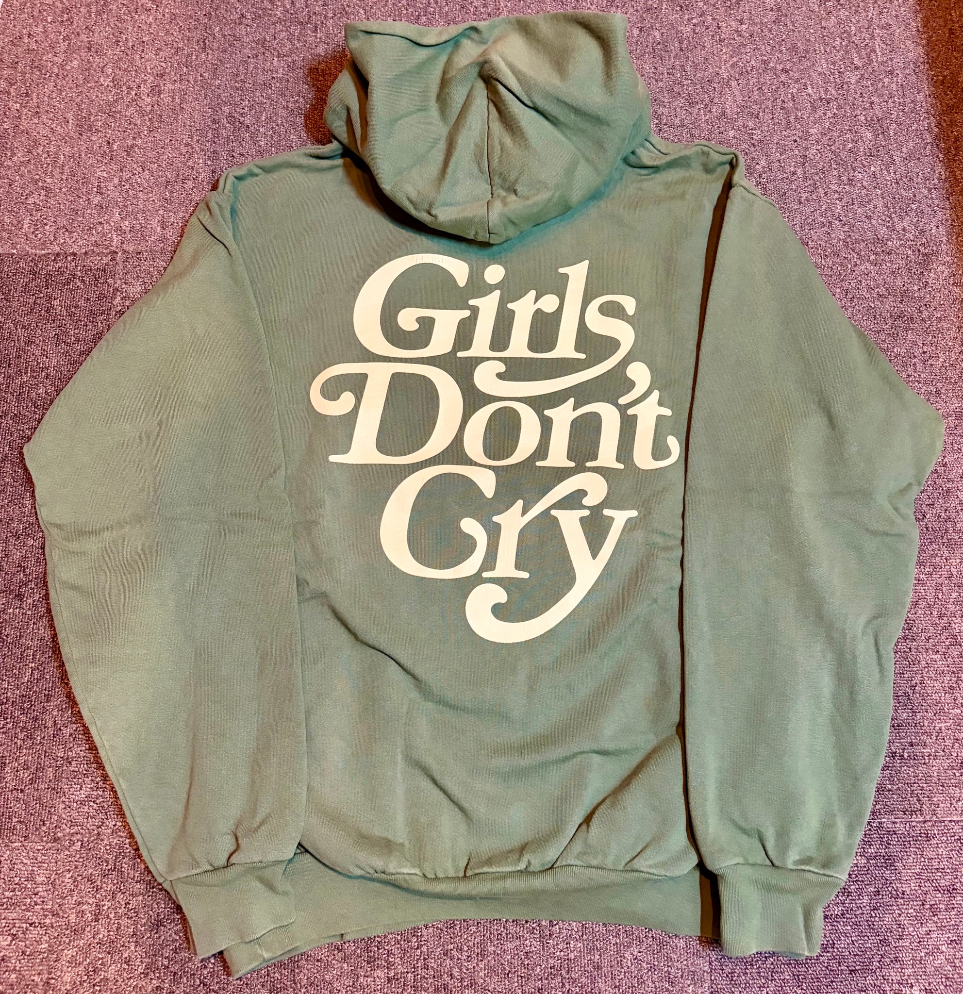 Girls Don't Cry Logo Hoodie Green "Green"