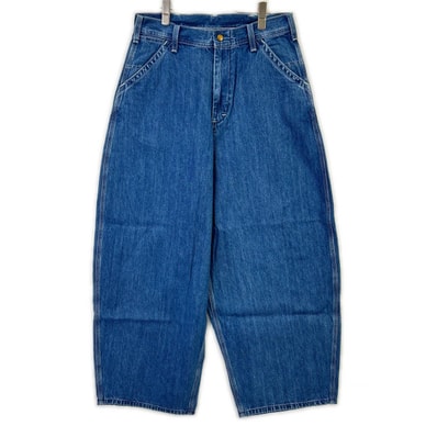 リー 【×AYA KANEKO】24SS ライトブルー ワイドシルエット デニムパンツ M