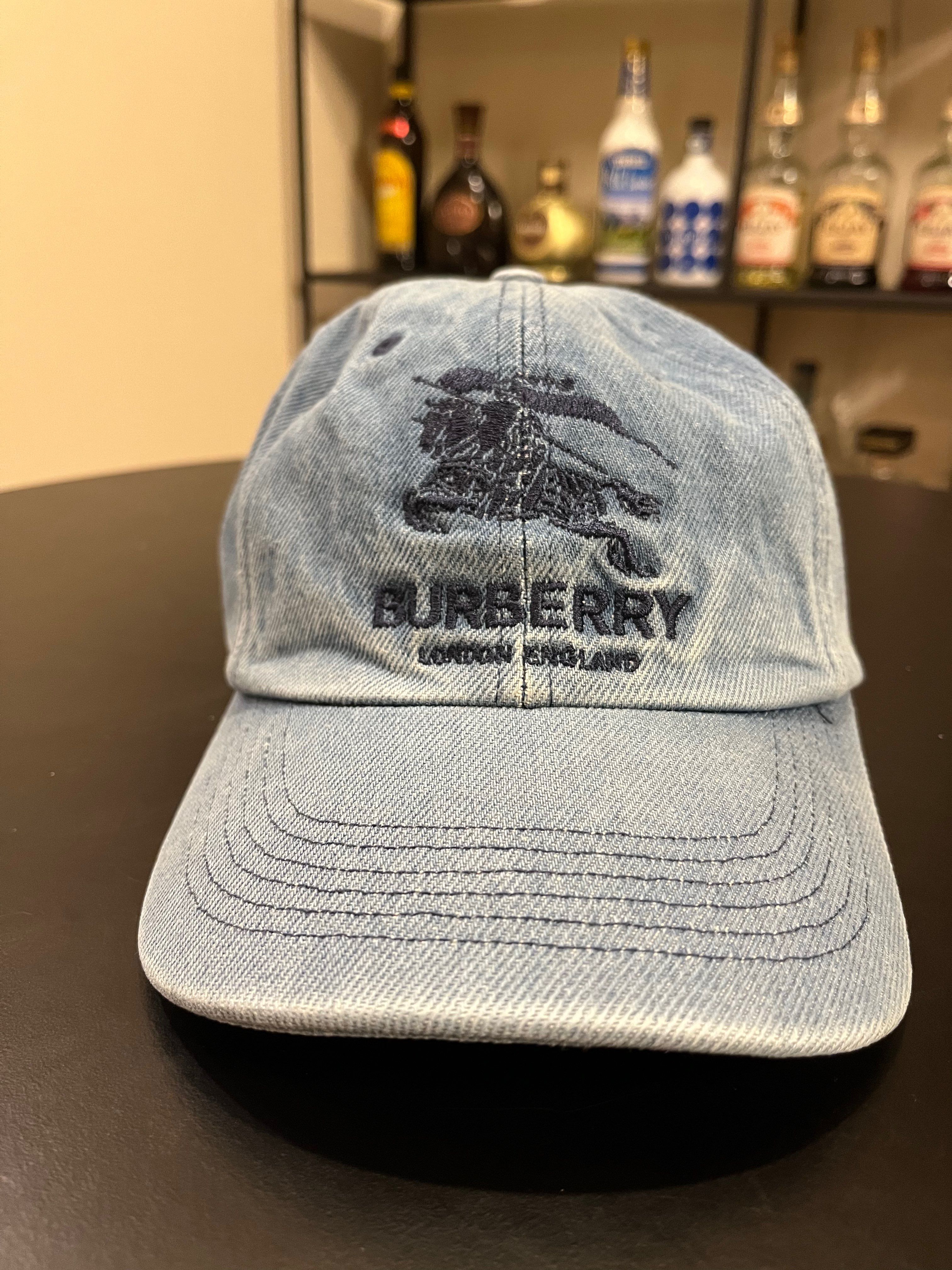 Supreme / Burberry Denim 6 Panel "Blue"